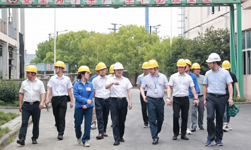 嘉兴市应急管理局党委书记、局长钱叶秋莅临尊龙凯时人生就是搏恒隆公司调研