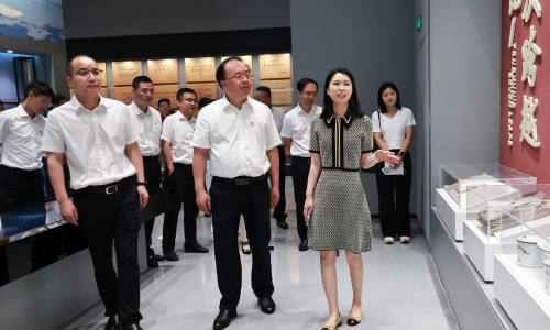 平湖市党政代表团莅临尊龙凯时人生就是搏调研