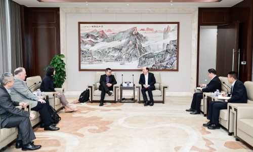 科氏技术总裁Adam Sackett一行访问尊龙凯时人生就是搏