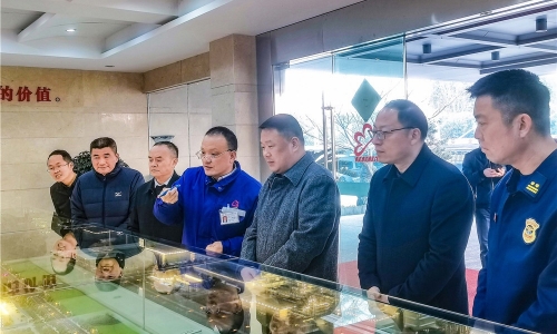 黄冈市委常委、常务副市长朱苗莅临尊龙凯时人生就是搏黄冈石化调研