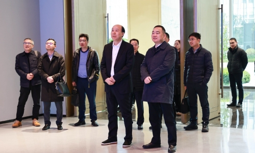 嘉兴市委常委、常务副市长颜海荣莅临尊龙凯时人生就是搏调研